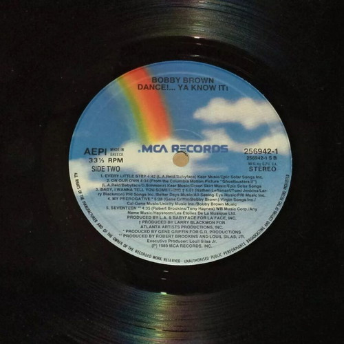 Bobby Brown Dance Ya Know It vinyl record like new, R&B / Soul
