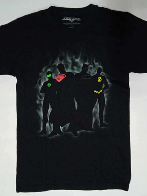 Justice League t-shirt used, size S/M, black