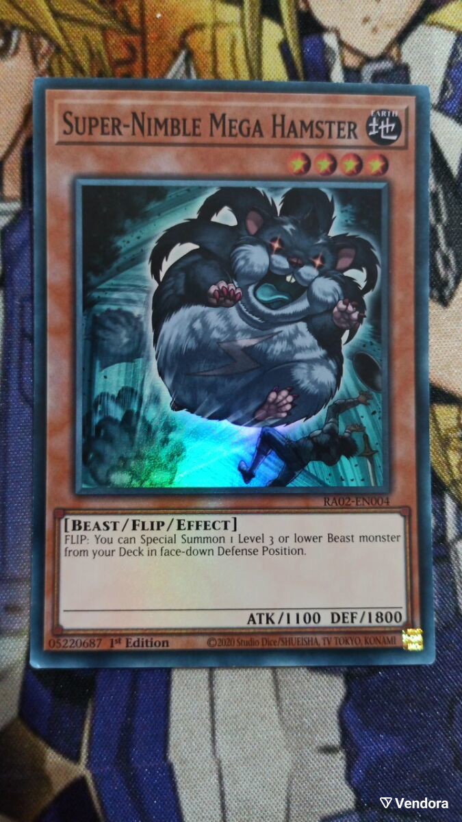 Super Nimble Mega Hamster Yu-Gi-Oh! card - 0,50 - Vendora.cy Super Nimble Mega Hamster Yu-Gi-Oh! card - 0,50 - Vendora.cy