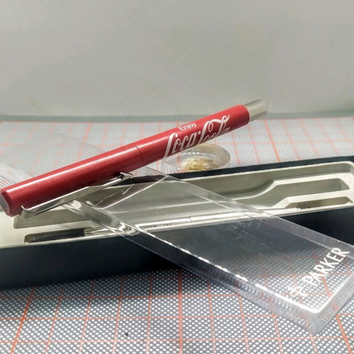 Parker Vector Rollerball pen new with Coca-Cola advertising