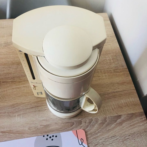 Moulinex Heliora filter coffee maker vintage, used with glass carafe