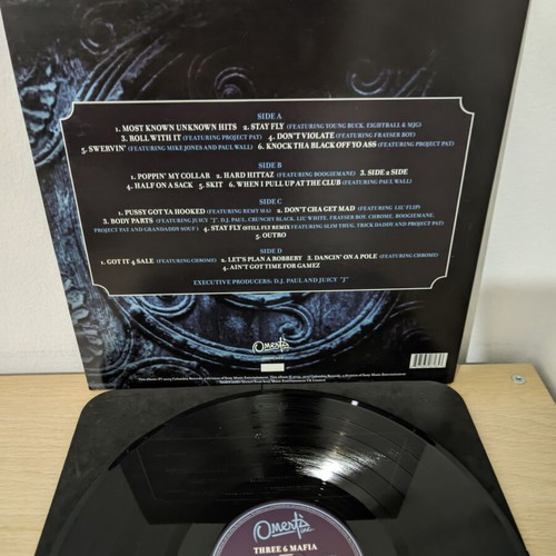 Three 6 Mafia Most Known Unknown 2xLP used, hip-hop
