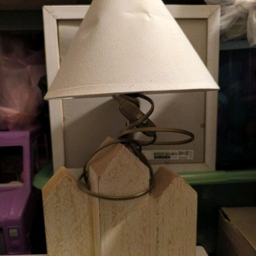 Handmade table lamps like new, set of 2