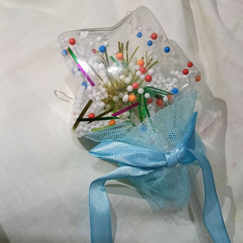 Princess Wand blue star shape, new, light-up