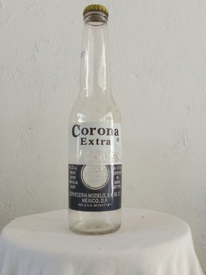 Corona rare collectible beer bottle Mexico 2000s
