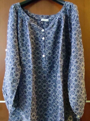 Cache cache tunic airy long-sleeve like new, size L