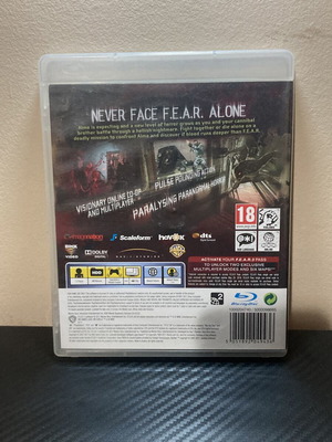 F.E.A.R. 3 PS3 game used, full set
