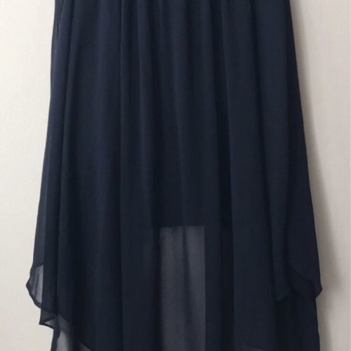 Bershka Asymmetric Blue Skirt New, Size L