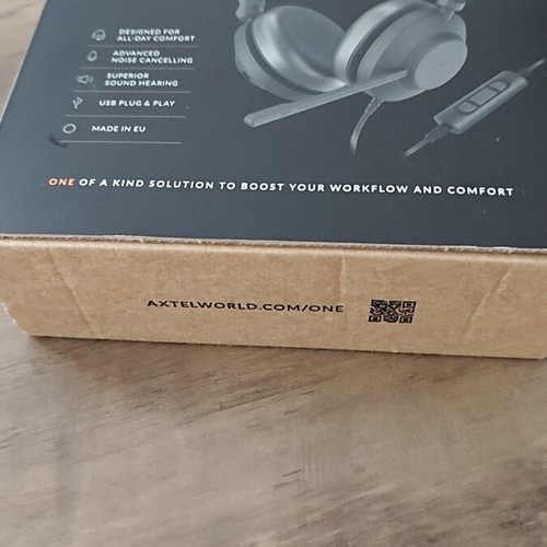 Axtel One Stereo Headset USB new, wired, noise cancelling