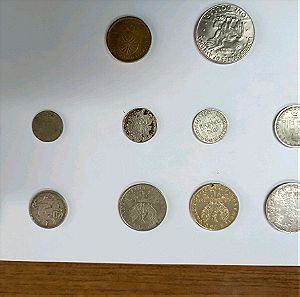 Νομίσματα για συλλέκτες όλα μαζί ή χωριστά. Η τιμή είναι για όλα μαζί τα νομίσματα.