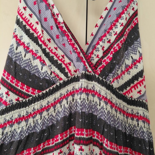 Myami Boho Maxi Dress One Size multicolor like new