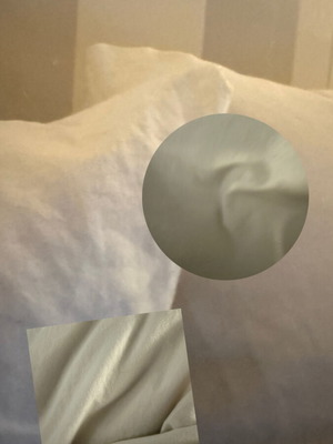 Zara Home duvet cover, sheet and pillowcase set used, white