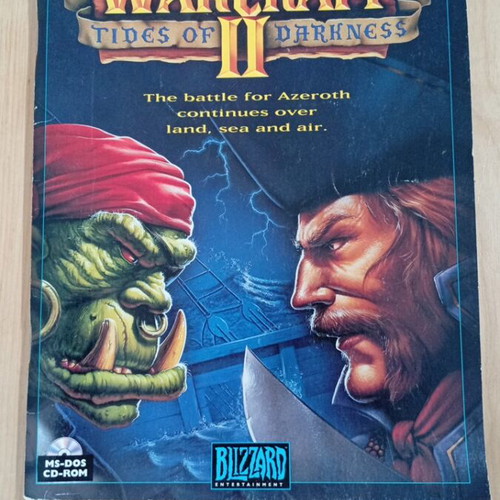 Warcraft 2 Tides of the Darkness manual like new