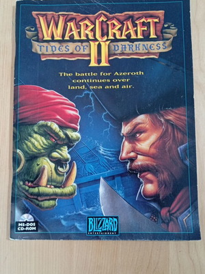 Warcraft 2 Tides of the Darkness manual like new