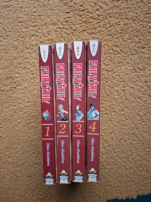 Fairy Tail manga τόμοι 1 έως 4 σαν καινούργιοι
