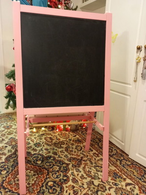IKEA blackboard like new with whiteboard and MALA drawing paper