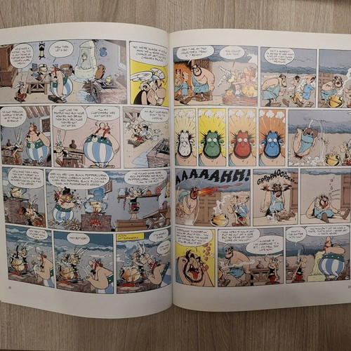 Asterix comic set 3 books like new, English