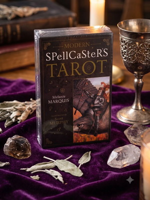 Modern Spellcasters Tarot deck like new with guidebook