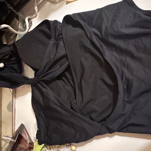 One-piece swimsuit black like new
