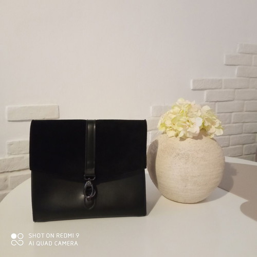 Bonendis leather crossbody bag like new, black