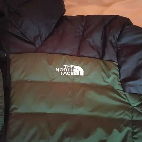 The North Face jacket dark green, like new, size L