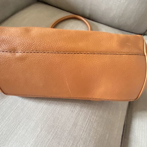 Tod’s leather handbag used, brown color