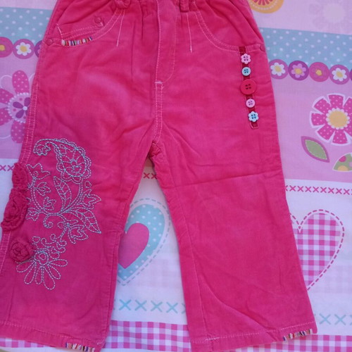 Corduroy pants like new for girl 12-18 months