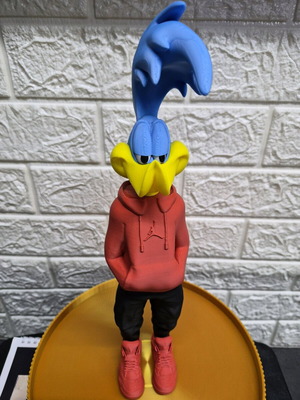 Roadrunner figure new, 3D printed with detail