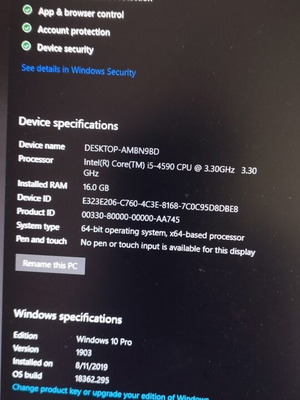 PC i5 16GB RAM 1TB HDD MSI GT 710 Windows 10 Pro σαν καινούργιο