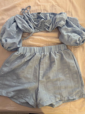 Shein blue summer set new