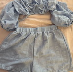 Shein blue summer set new