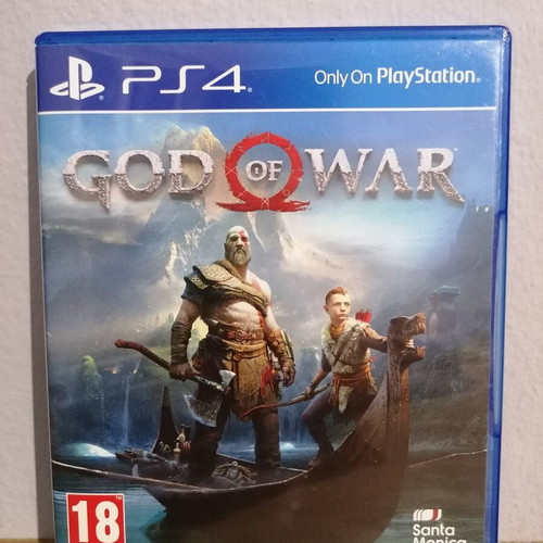 God of War PS4 promo display case used, without game