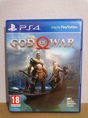 God of War PS4 promo display case used, without game