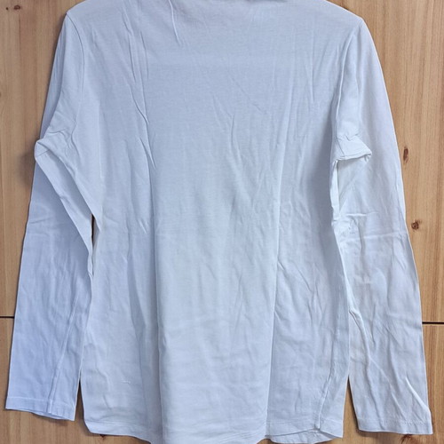 United Colors of Benetton long-sleeve shirt used, 3D print, cotton, size M