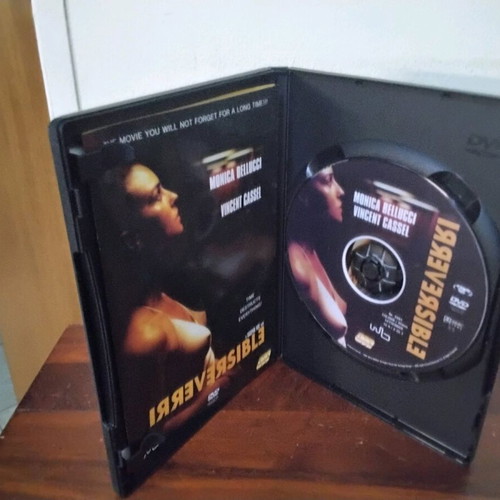 Irreversible DVD used with Greek subtitles, drama