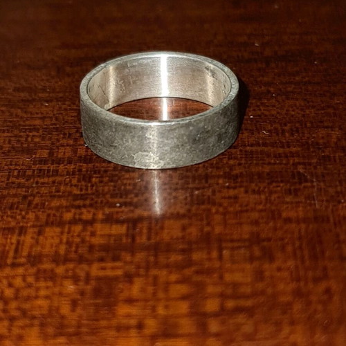 Silver ring 925 minimal used, size 51