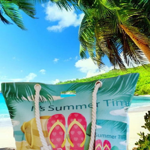 Bag to Bag beach bag new, shoulder type with matching wallet