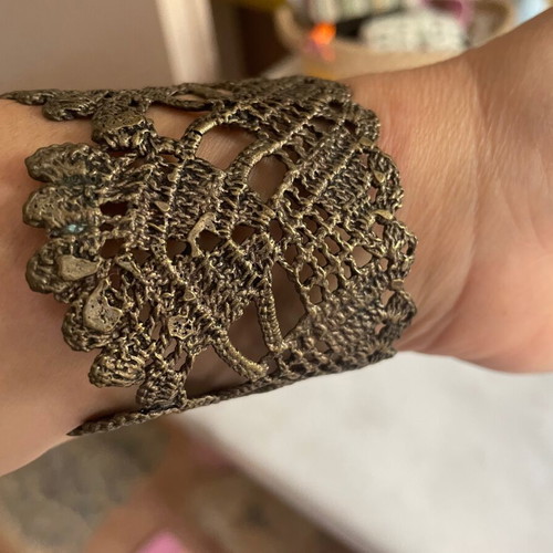 Handmade bracelet new with crochet knit