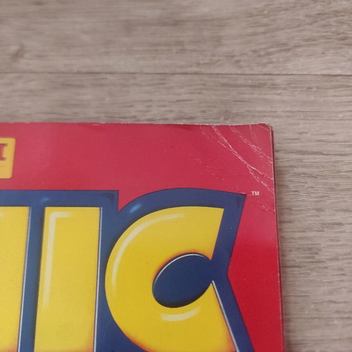 Panini Sonic 1994 album used with stickers and poster