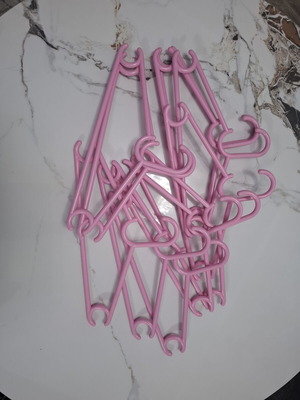 Children's hangers pink set of 11, 30cm like new