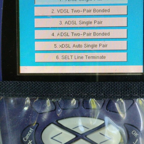 JDSU ADSL/VDSL analyzer with power supply and cables