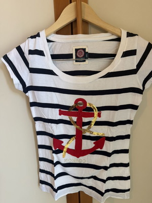 Mariniere top like new, nautical style, size S