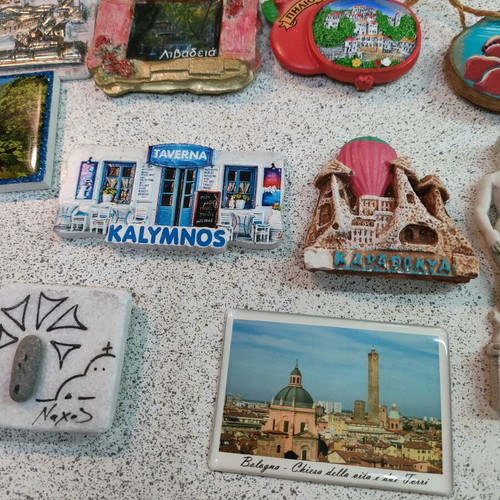 Set of 31 fridge magnets