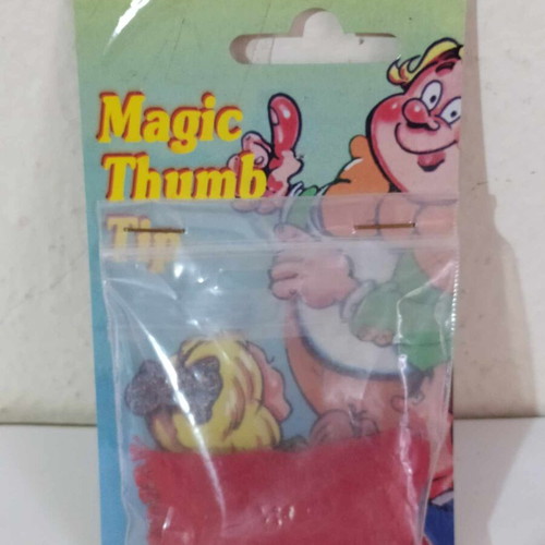Magic thumb tip new, handkerchief disappearance trick