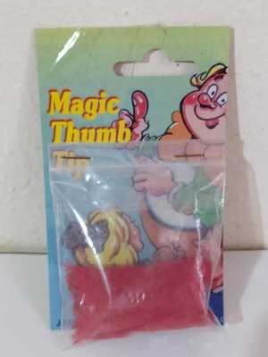 Magic thumb tip new, handkerchief disappearance trick