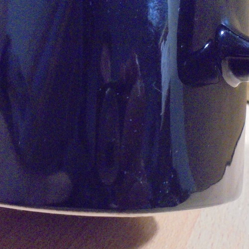 Black & White Scotch Whisky old promotional ceramic jug used