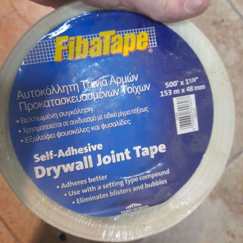 Self-adhesive drywall joint tape 153 meters x 48 mm new