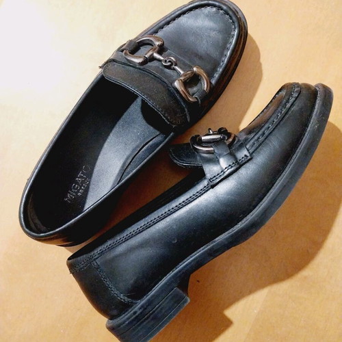 Migato loafers shoes black size 37 like new