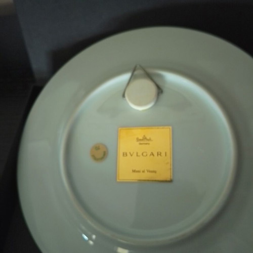 Bvlgari Rosenthal collectible plate, porcelain 18.5cm, new