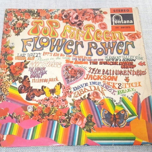 Top Fifteen Flower Power LP used, Pop, Greece 1967